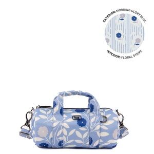 💙BNWT Lug Rallycar Mini Crossbody Bag Morning Glory Blue